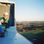 John Slade in nacelle John Slade in nacelle