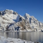 Solskinn på morgenen, fjellenes ende, 12. mars 2013